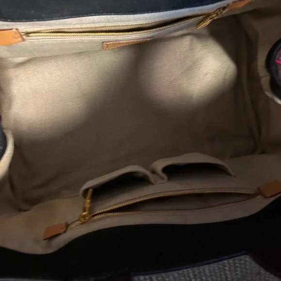 Prada Black and Pink Tote Bag Canapa Large.  Rare and Beautiful - Picture 10 of 14